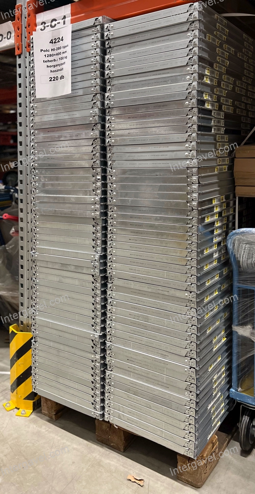 HI-280 típus 1280×400 mm polc 7