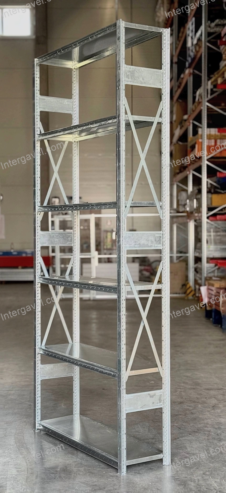 Kapcsolható polcos állvány - Dexion HI280 (3000mm,2K) 3