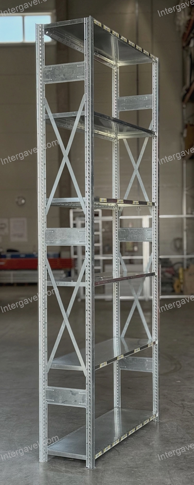 Kapcsolható polcos állvány - Dexion HI280 (3000mm,2K) 2