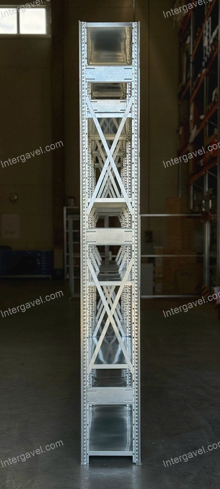 Kapcsolható polcos állvány - Dexion HI280 (3000mm,4K) 4