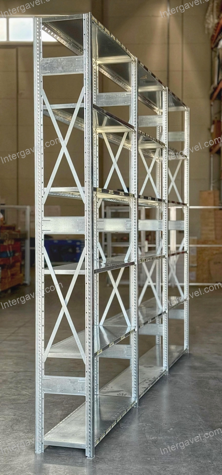 Kapcsolható polcos állvány - Dexion HI280 (3000mm,4K) 2