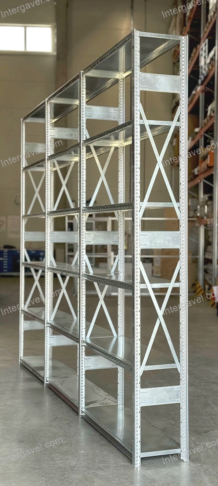 Kapcsolható polcos állvány - Dexion HI280 (3000mm,4K) 3