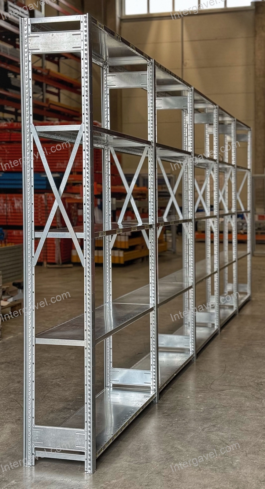 Kapcsolható polcos állvány - Dexion HI280 (2500mm,6K) 2