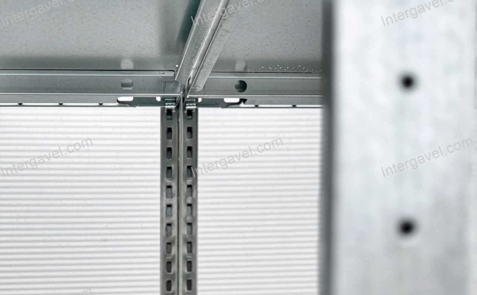 Kapcsolható polcos állvány - Schulte 2500x800x3900mm (F) 8