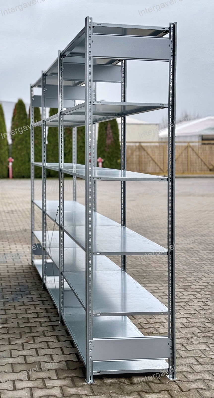 Kapcsolható polcos állvány - Schulte 2000x800x3900mm (H) 3