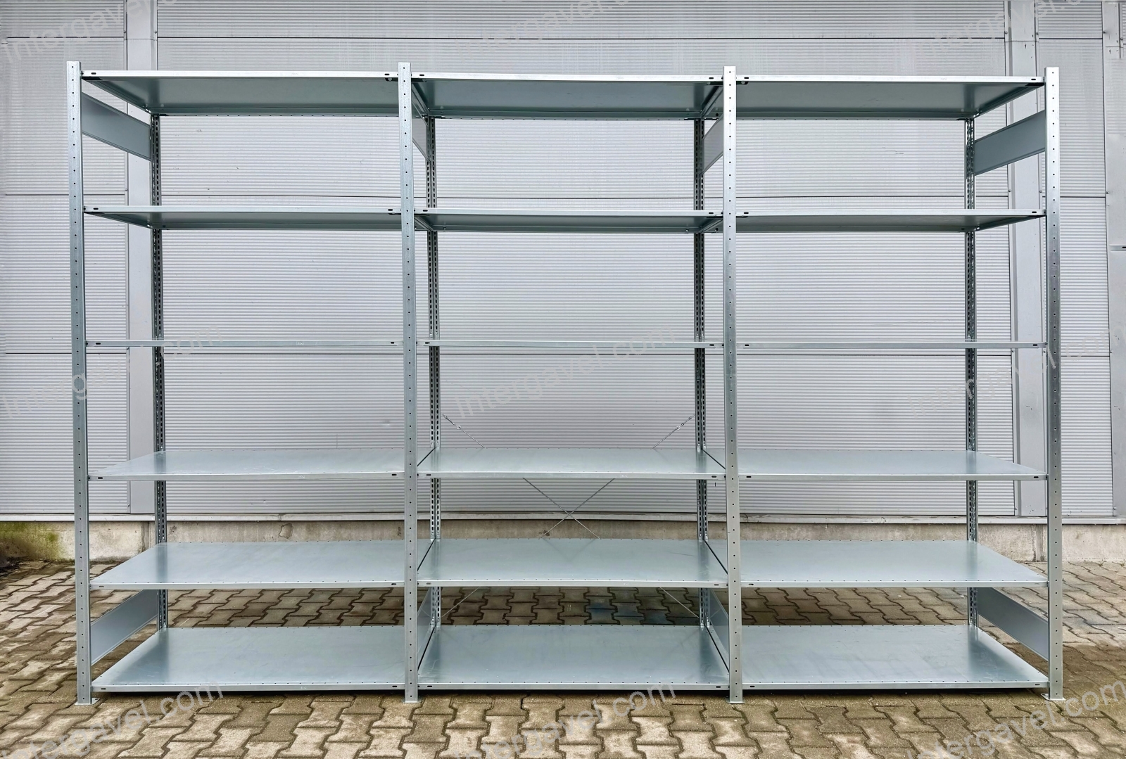 Kapcsolható polcos állvány - Schulte 2000x800x3900mm (H) 1