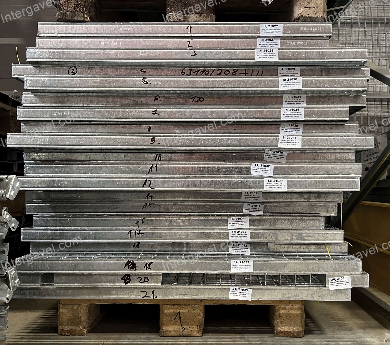 Járórácsok vegyesen  4