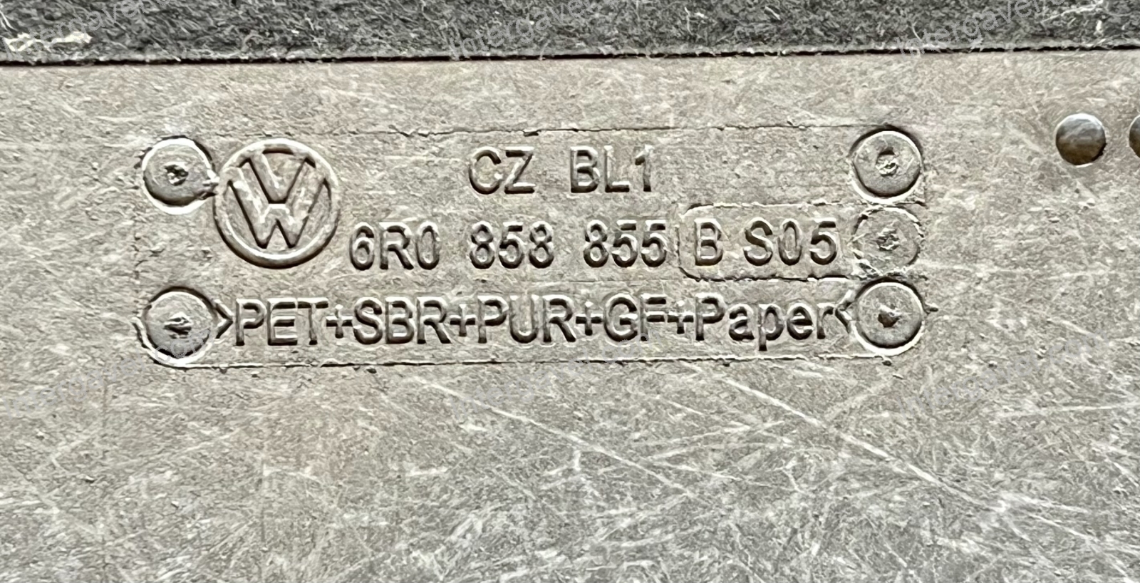 Volkswagen csomagtartó betét 3