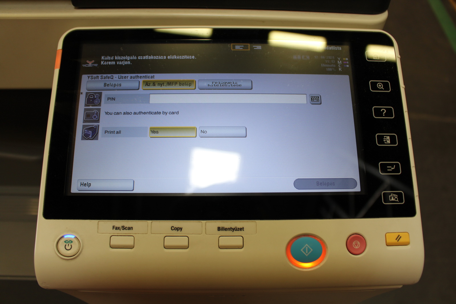 Nyomtató (Bizhub C224e) 4