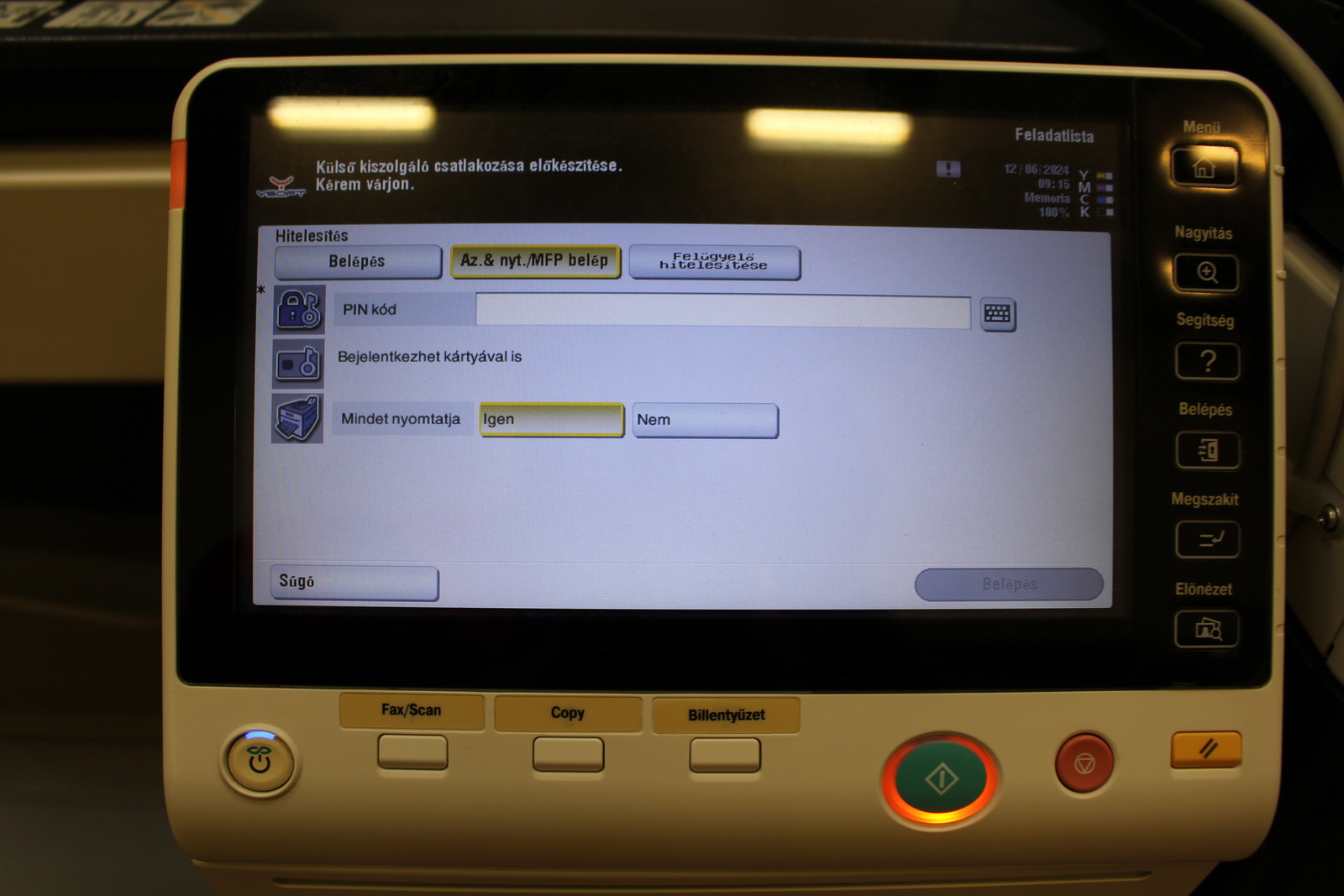 Nyomtató (Bizhub C364e) 4