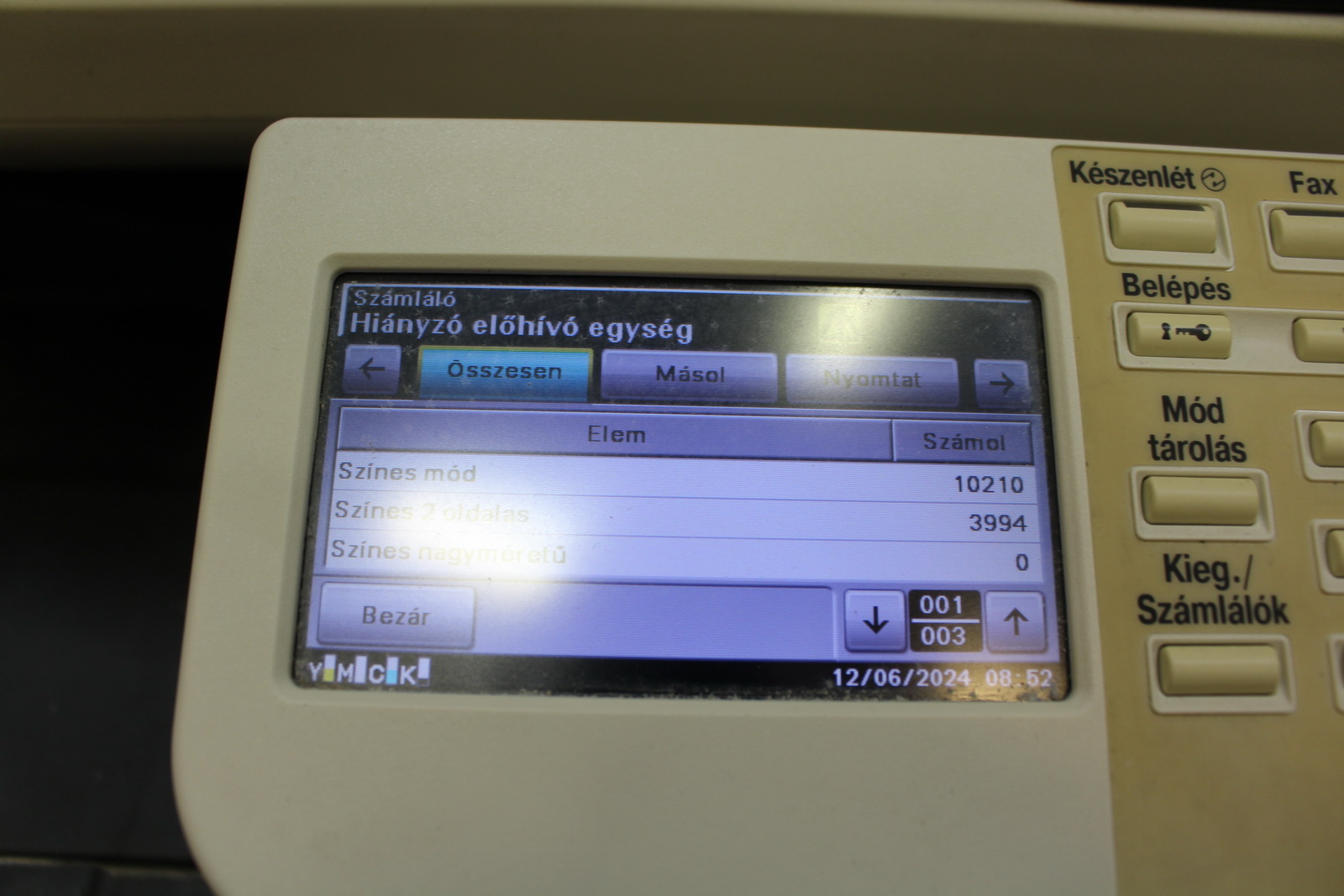 Nyomtató (Bizhub C35) 6