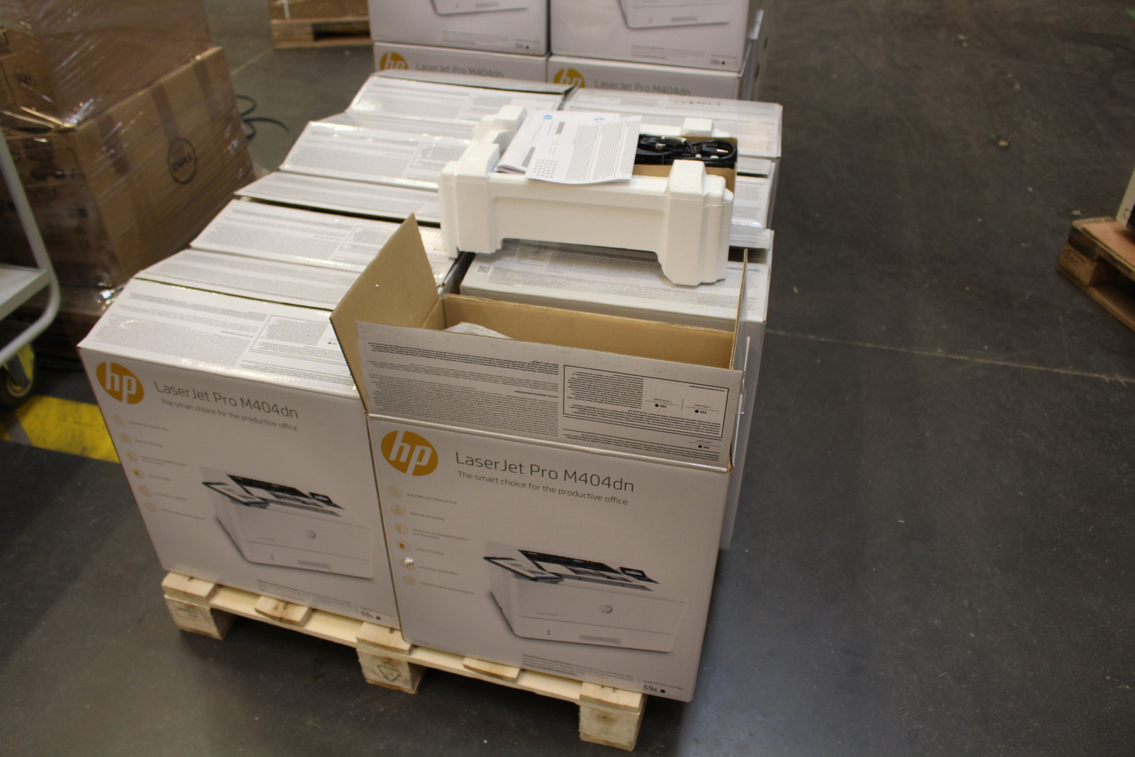 Nyomtató (Laserjet M404dn-gyári csomagolásban) 2