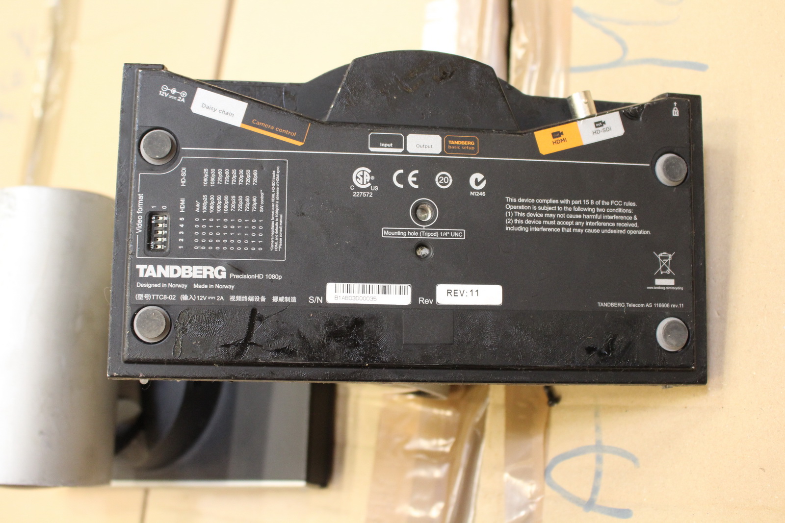 Tandberg Precision 1080p kamera 3