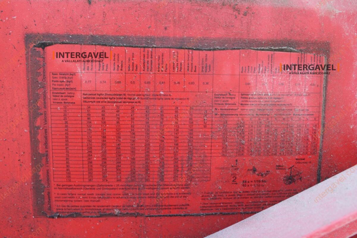 Gabona vetőgép - Kverneland 22