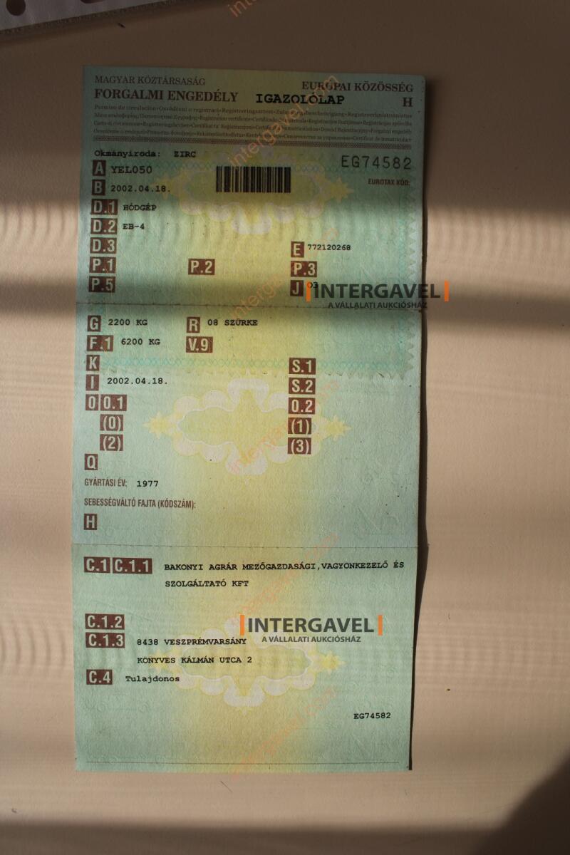 Pótkocsi - Hódgép 22