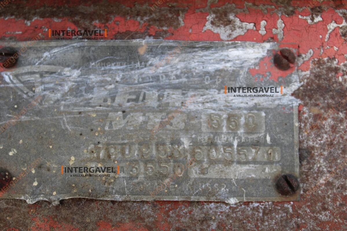 MTZ fülke, váltó, kormánymű 5