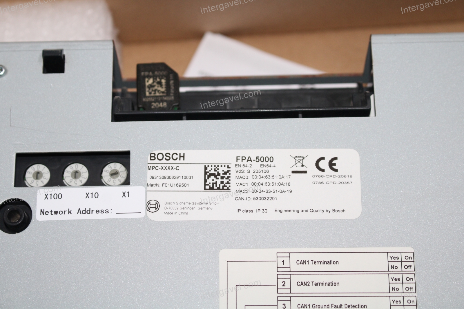 Tűzjelző központ 2