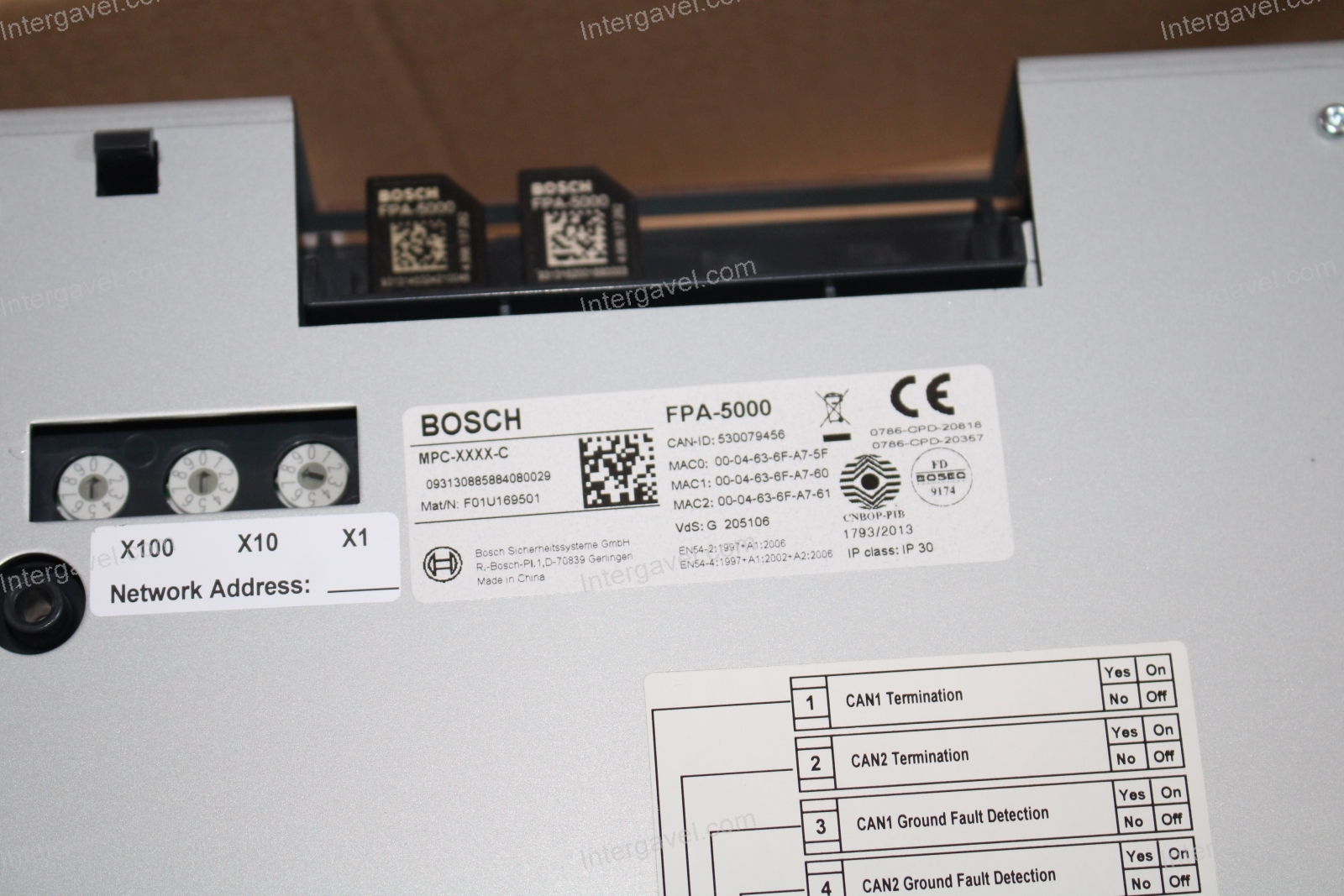 Tűzjelző központ 2