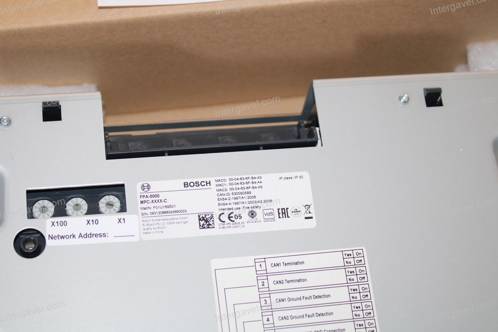 Tűzjelző központ 2