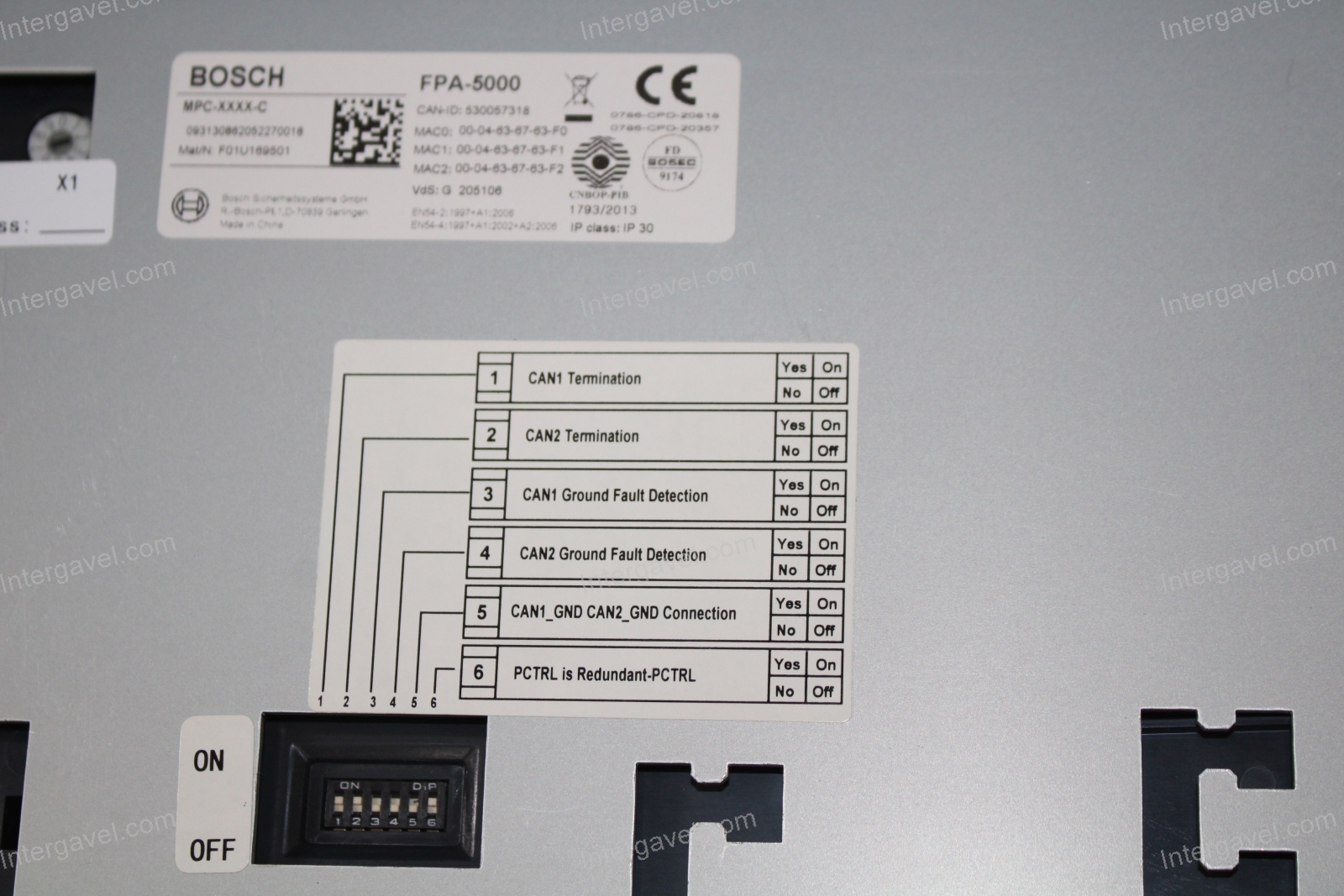 Tűzjelző központ 5