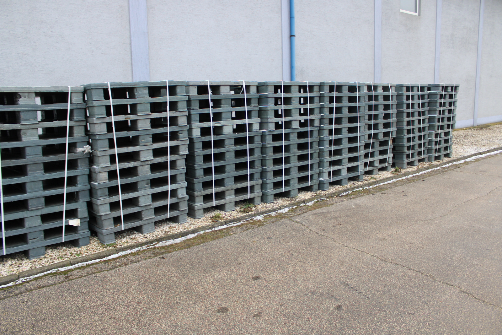 Műanyag raklap (szürke)