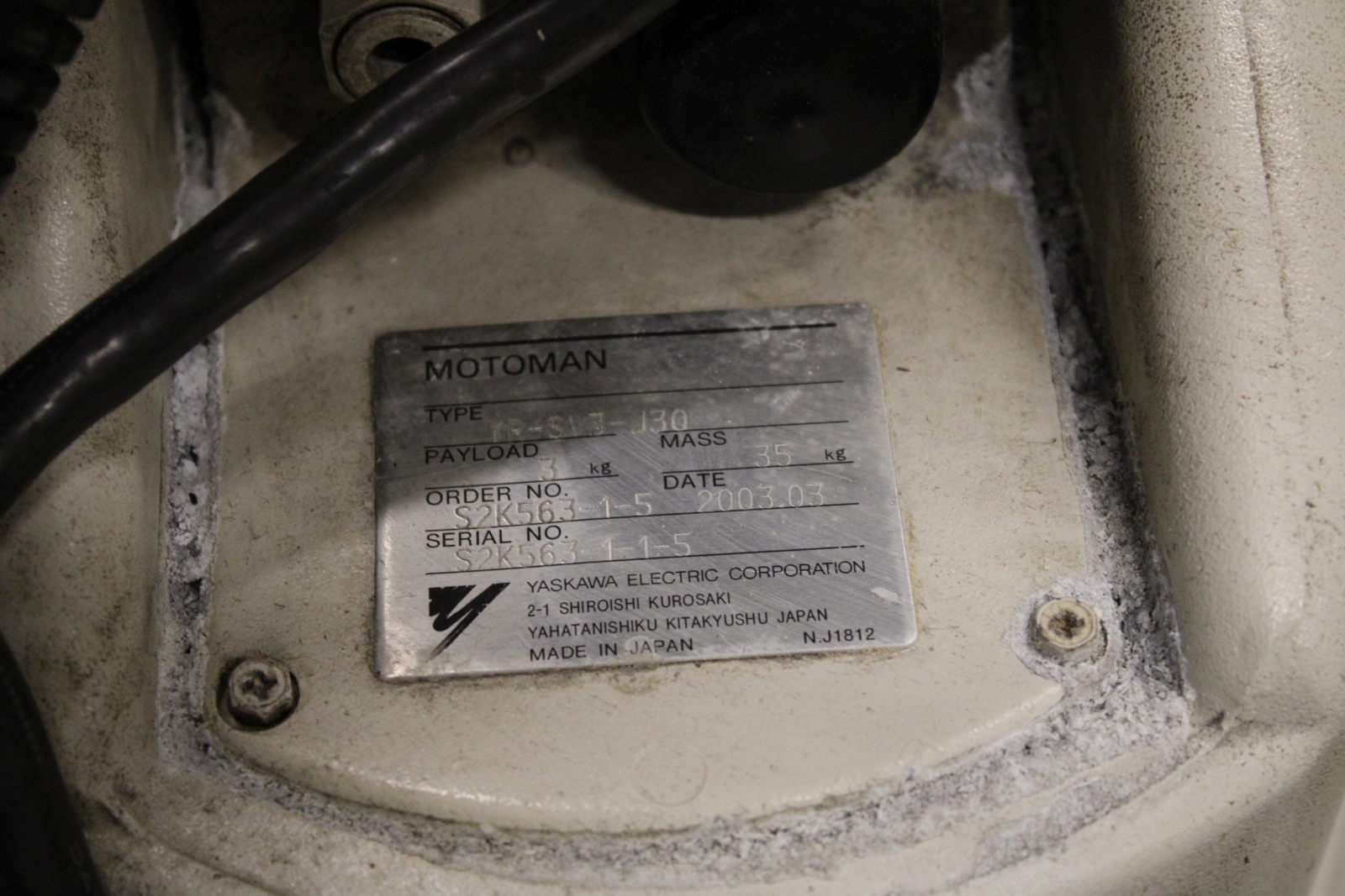 Motoman robot (3db) 6