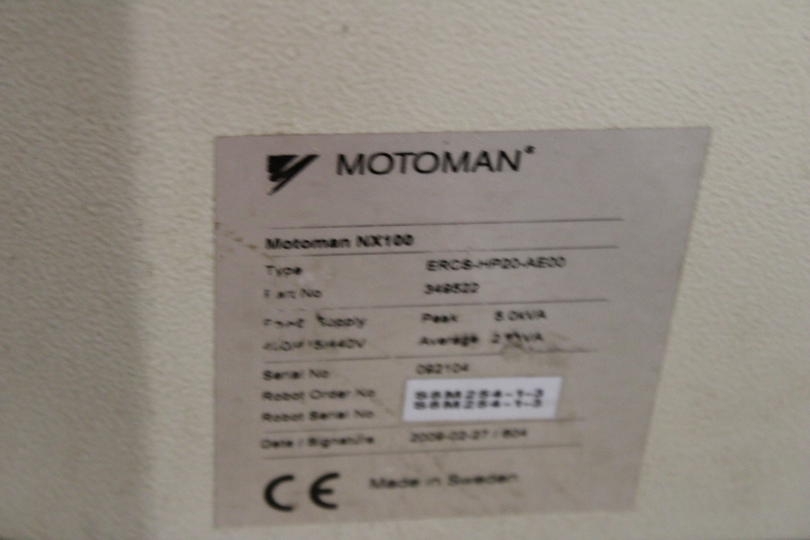 Motoman robot 4