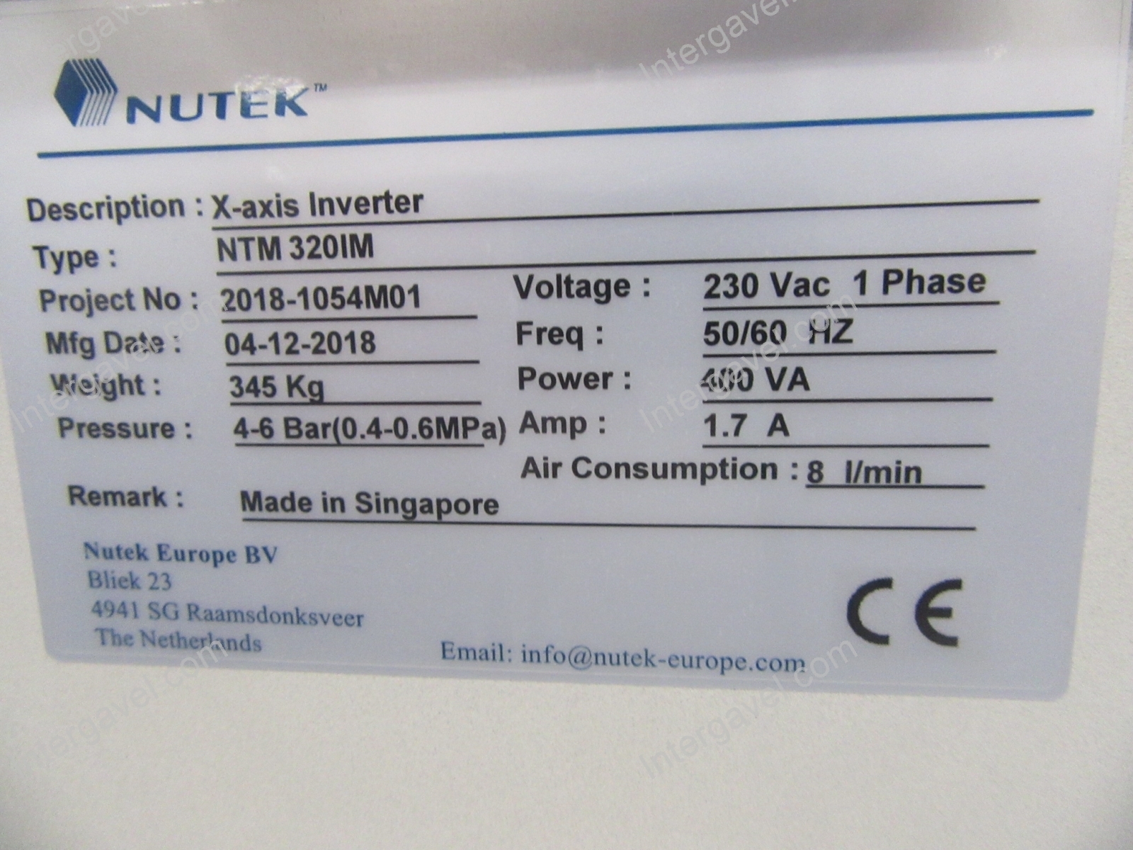 Konvejor - Nutek, NTM320IM 2