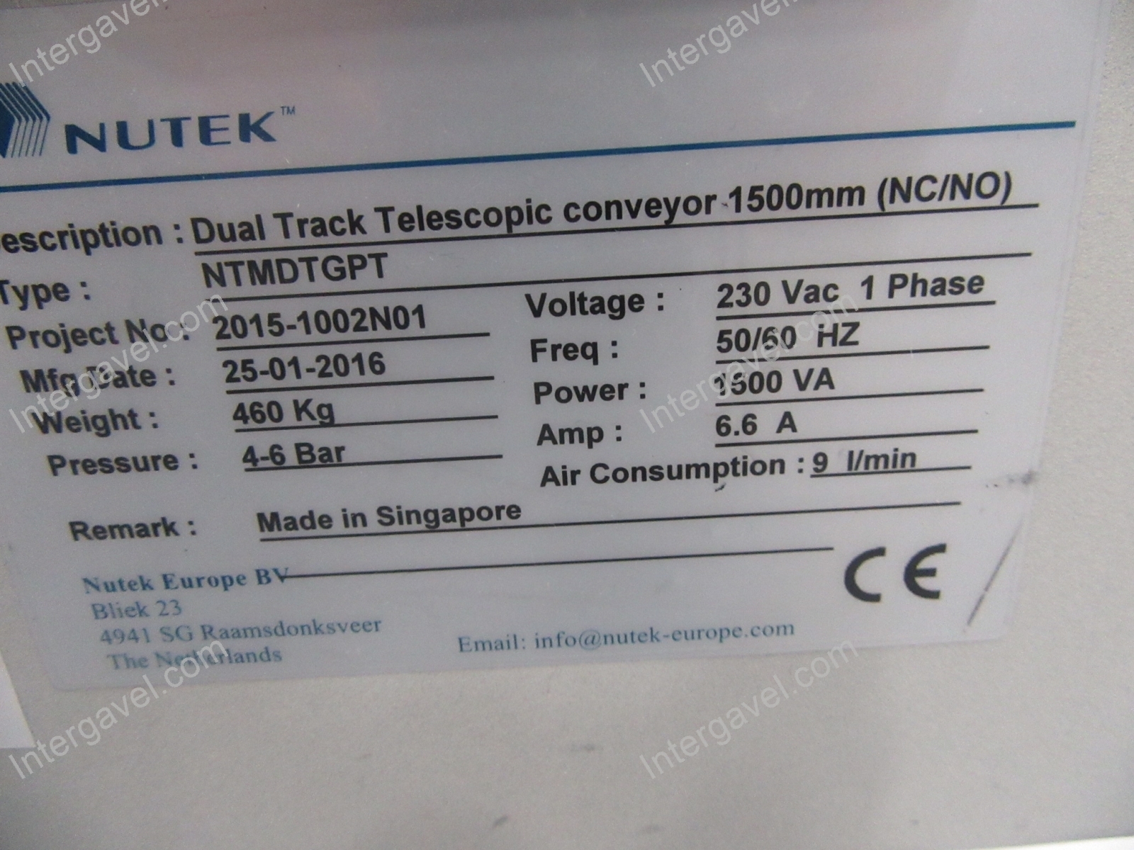 Konvejor - Nutek, NTMDTGPT 2