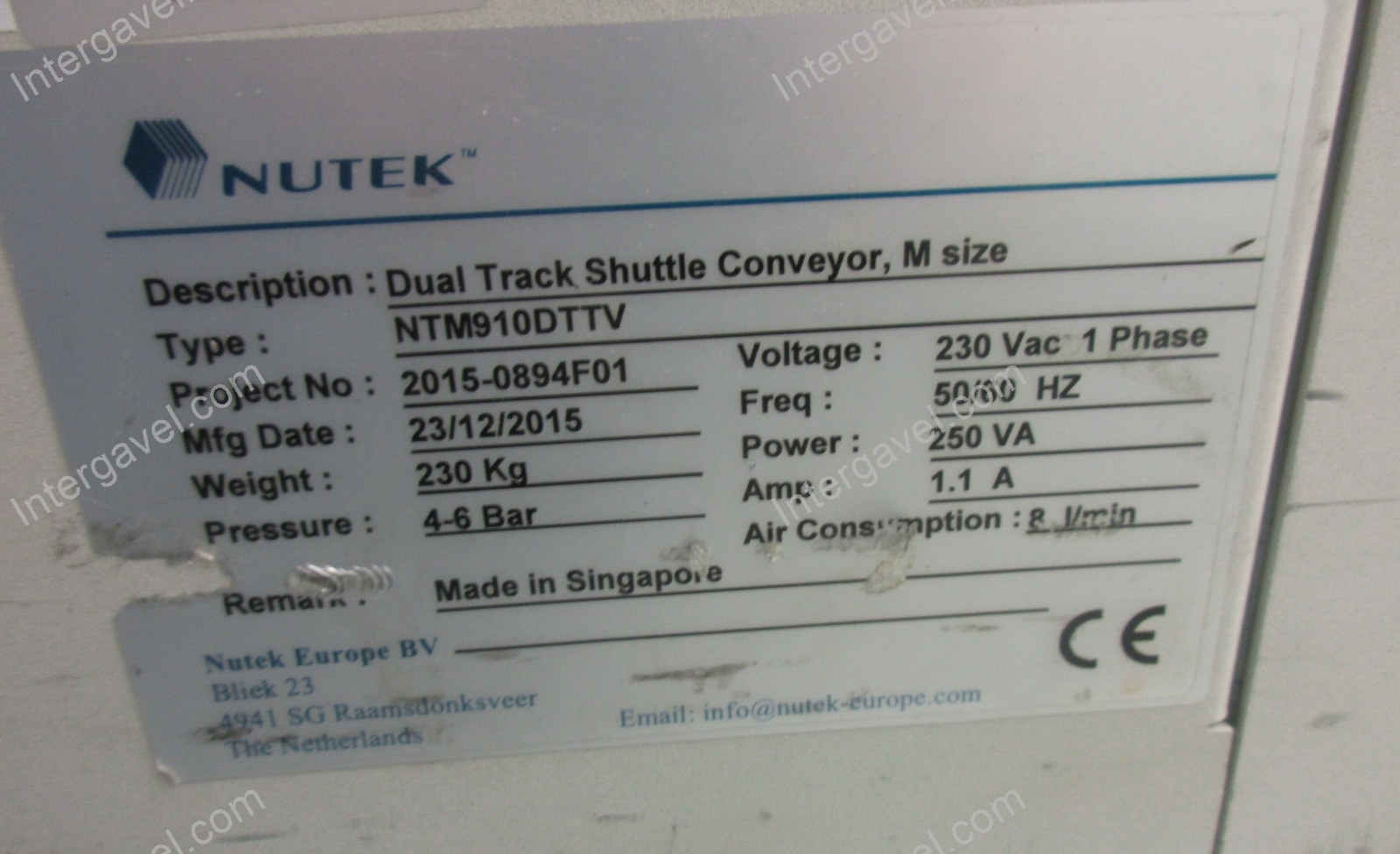 Konvejor - Nutek, NTM910DTTV 2