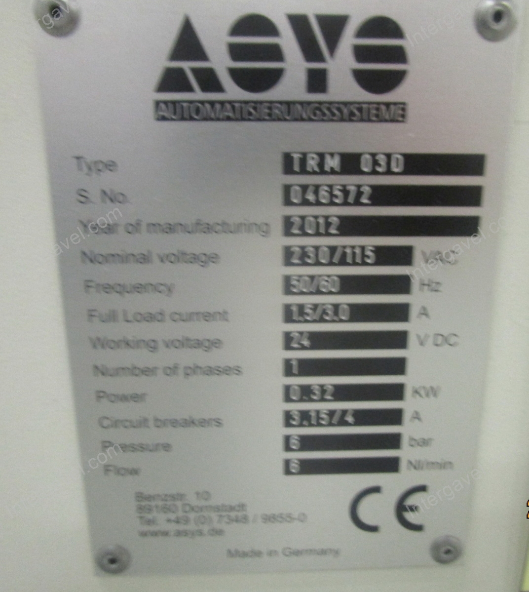 Konvejor - Asys, TRM03D 2