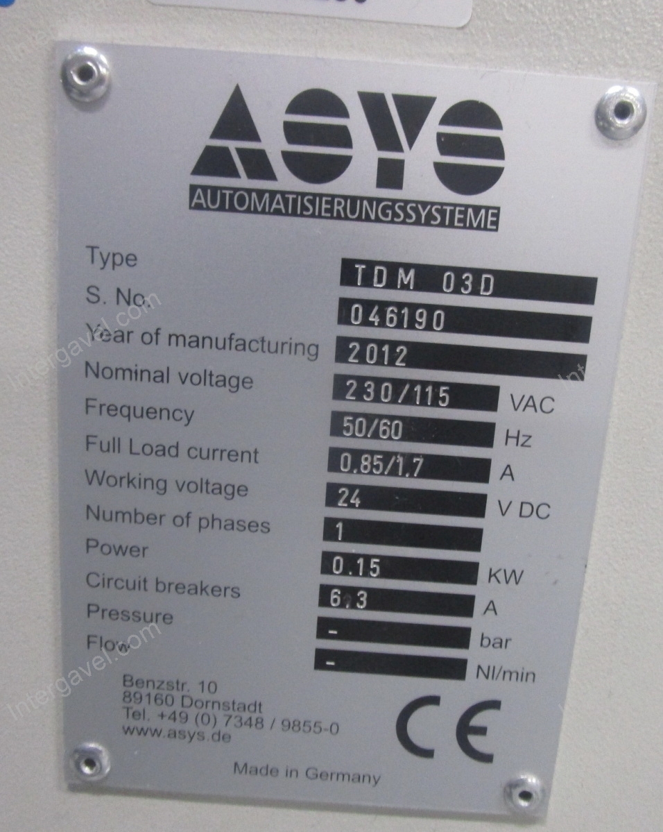 Konvejor - Asys, TDM03D 2