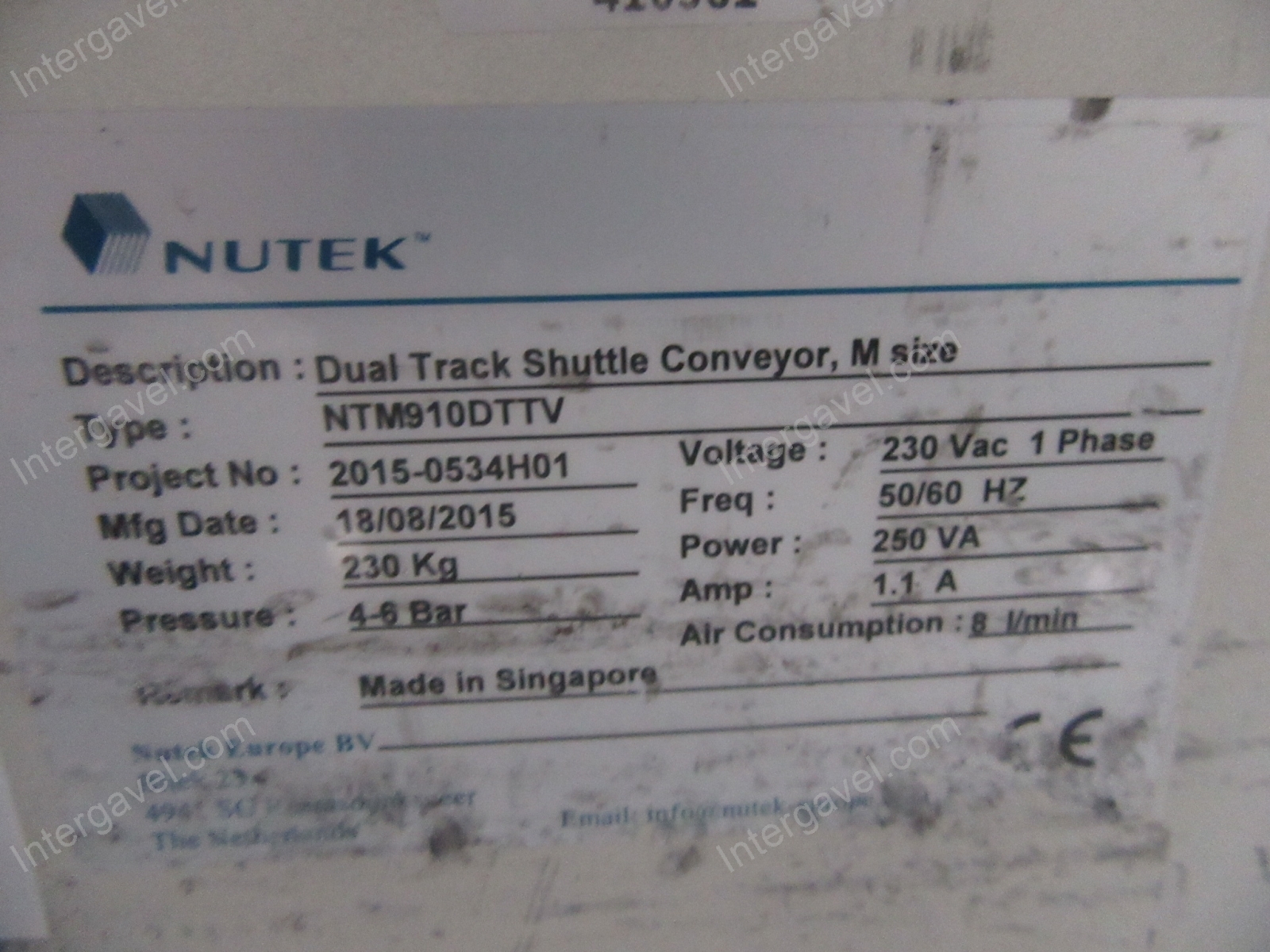 Konvejor - Nutek, NTM910DTTV 2