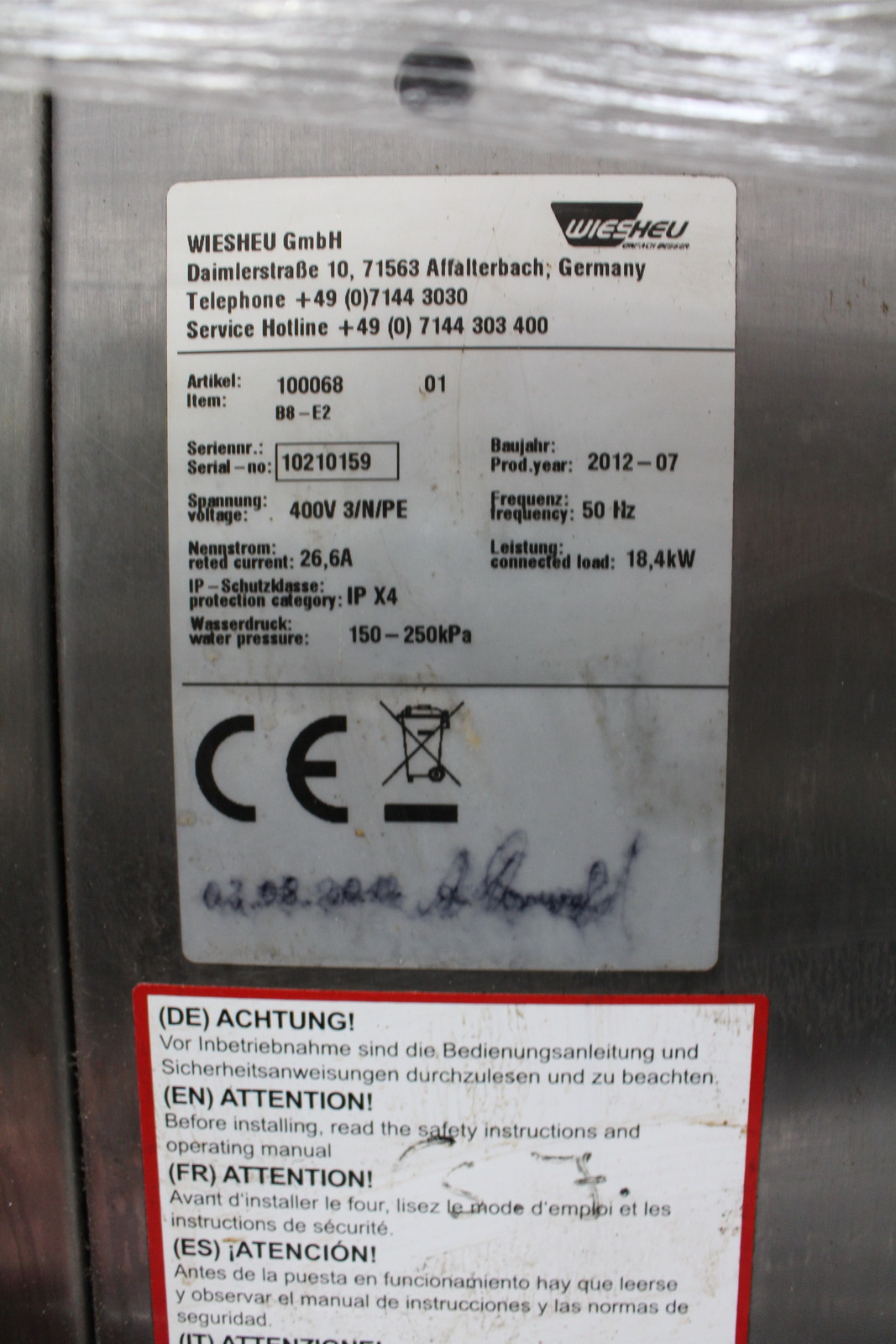 Wiesheu kemence torony 4