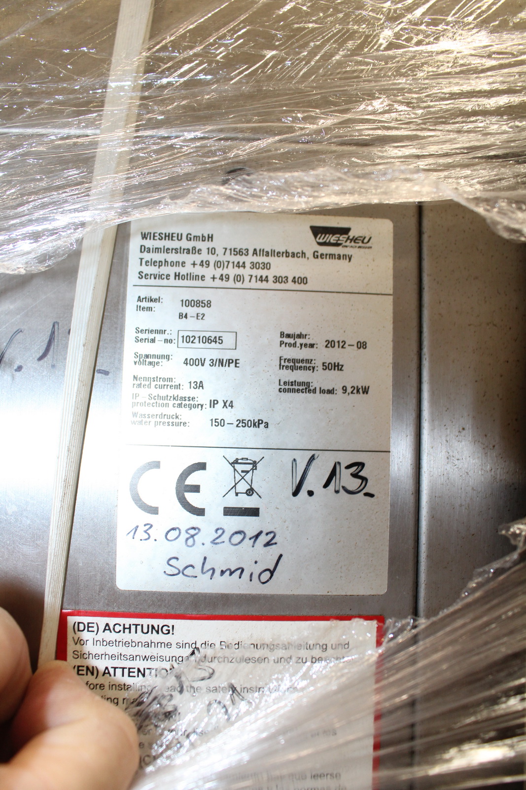 Wiesheu kemence torony 3