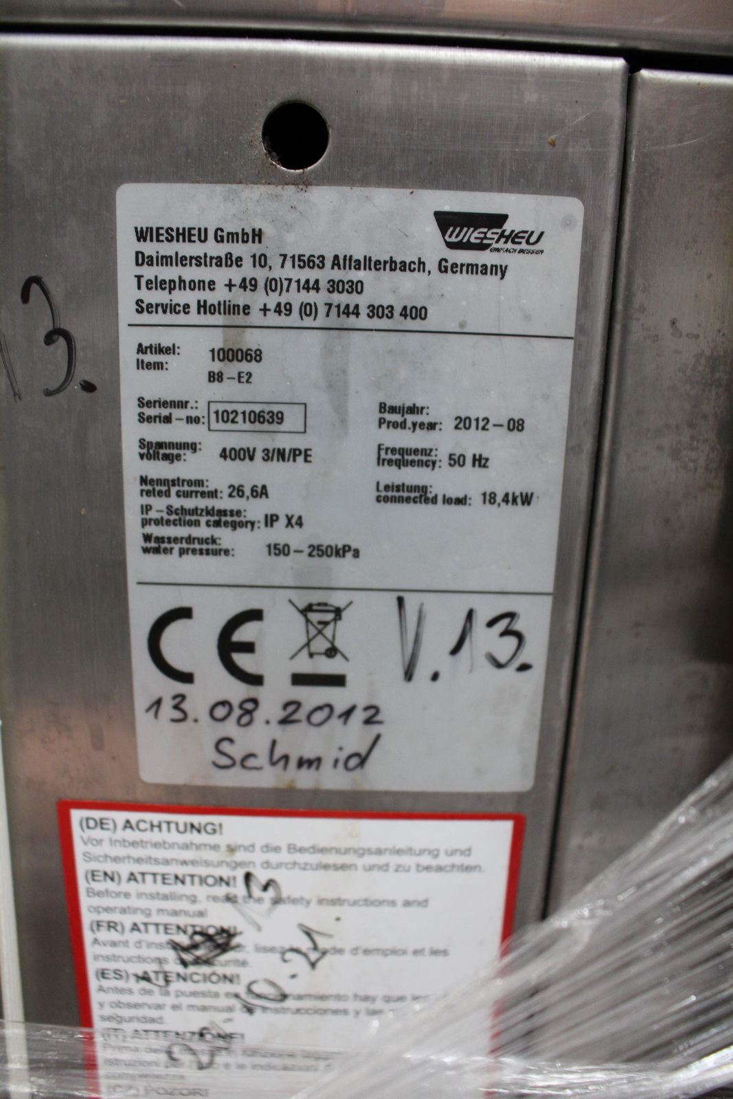 Wiesheu kemence torony 4