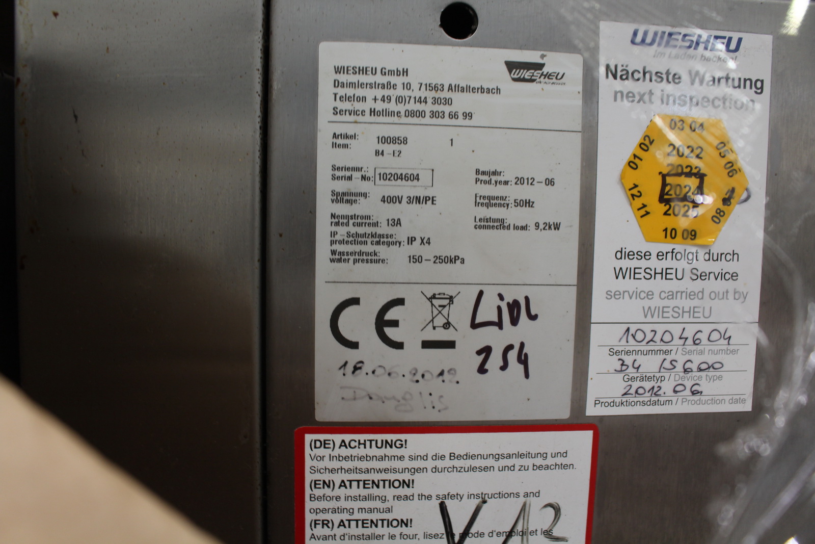 Wiesheu kemence torony 3