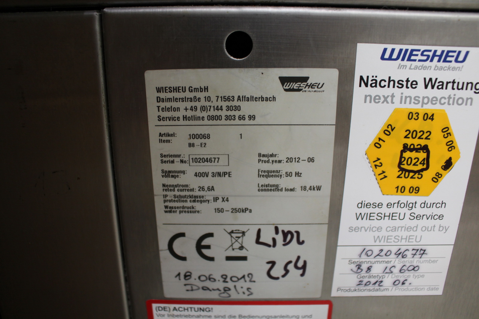 Wiesheu kemence torony 4