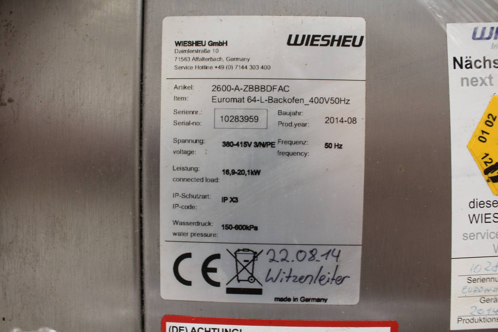 Wiesheu kemence torony 3