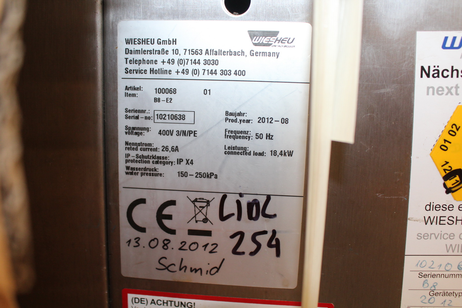 Wiesheu kemence torony 5