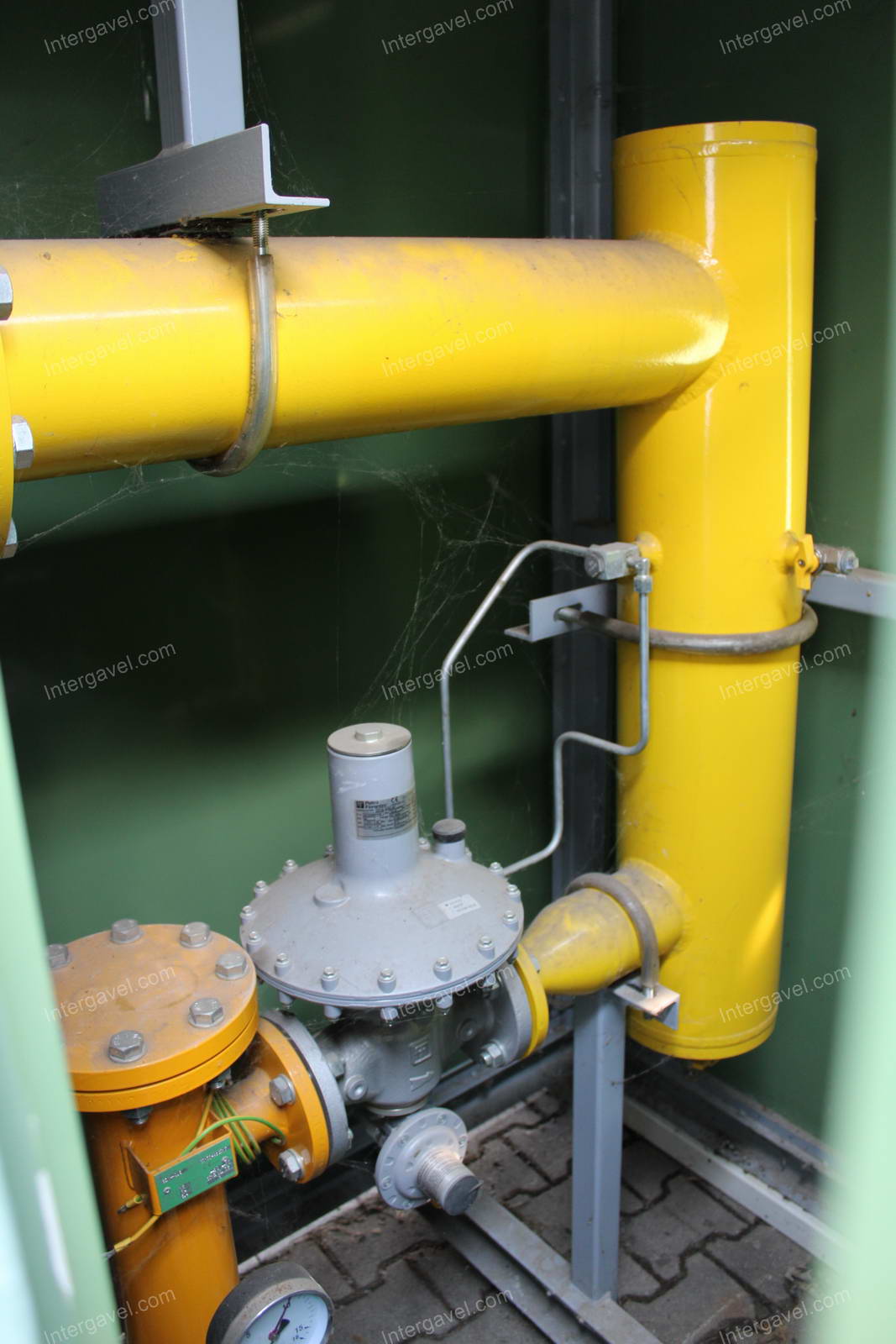 Gázátadó szekrény - bontott 4