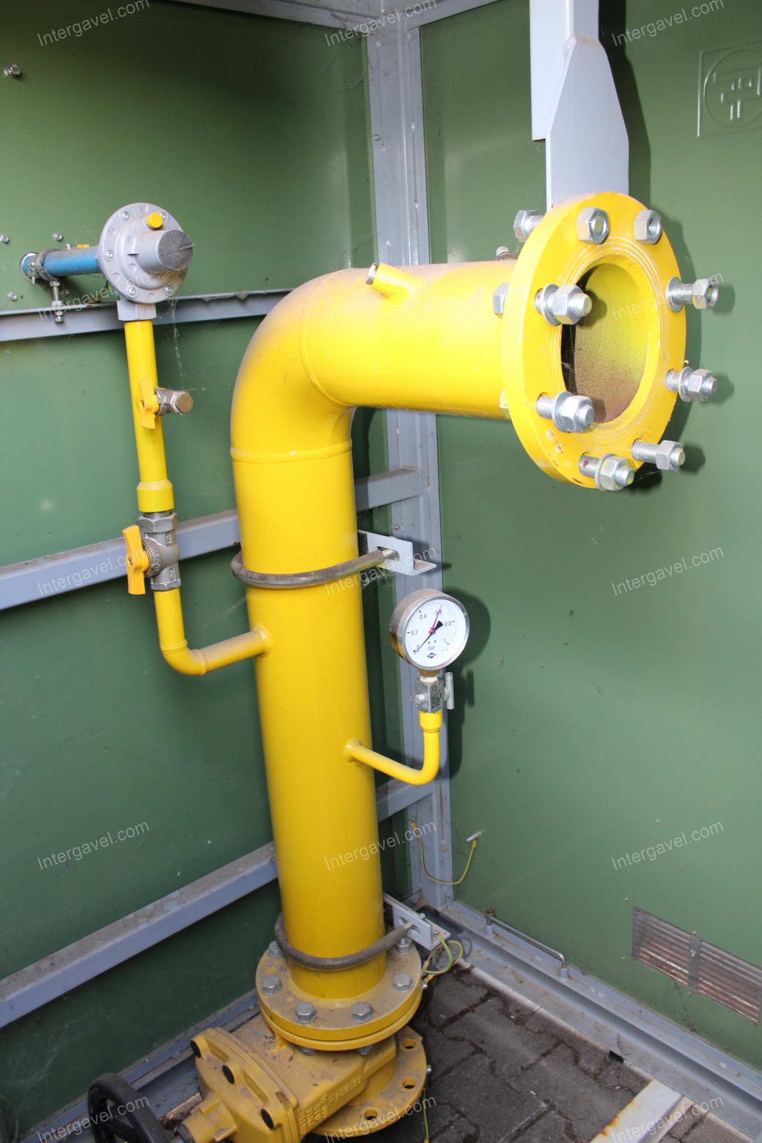 Gázátadó szekrény - bontott 7