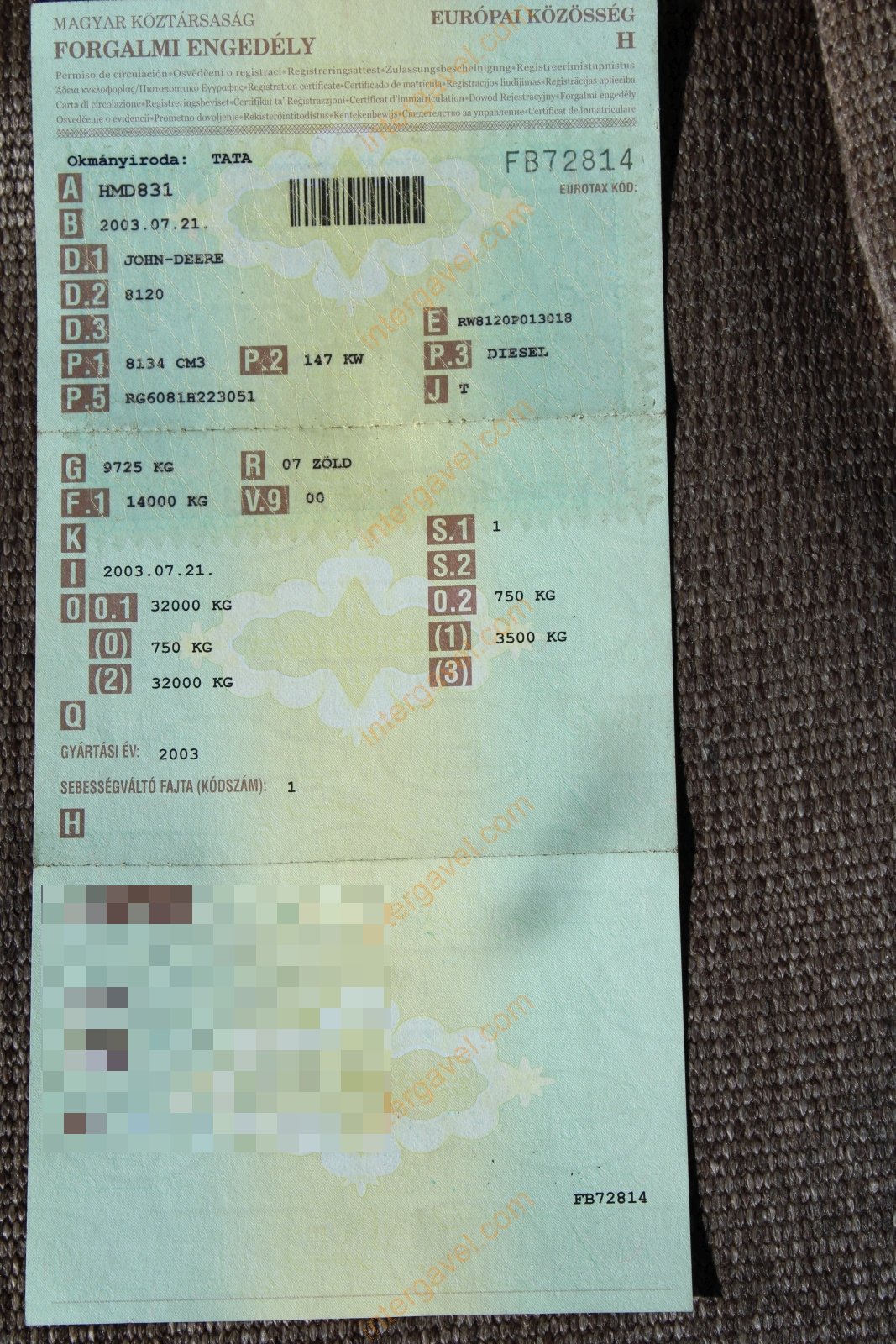 Traktor - John Deere 47