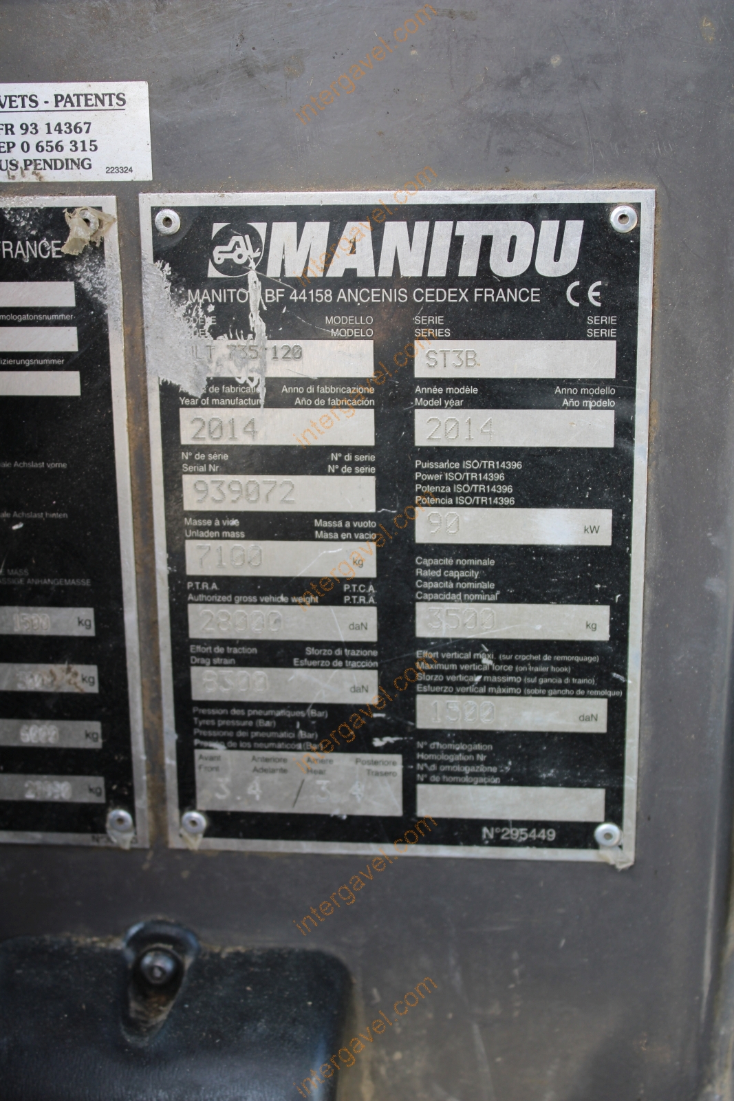 Teleszkópos rakodó - Manitou 5