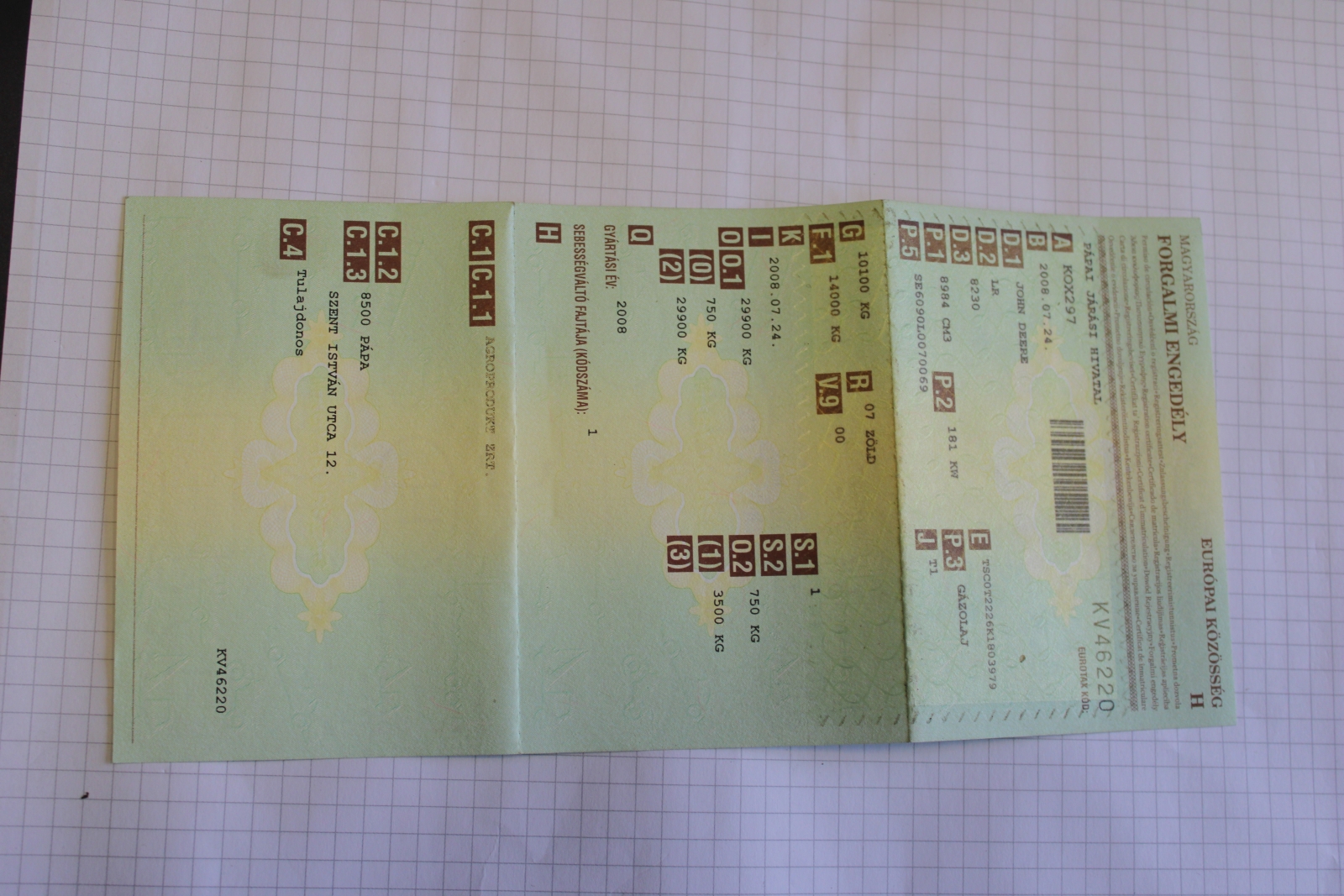 John Deere traktor 20