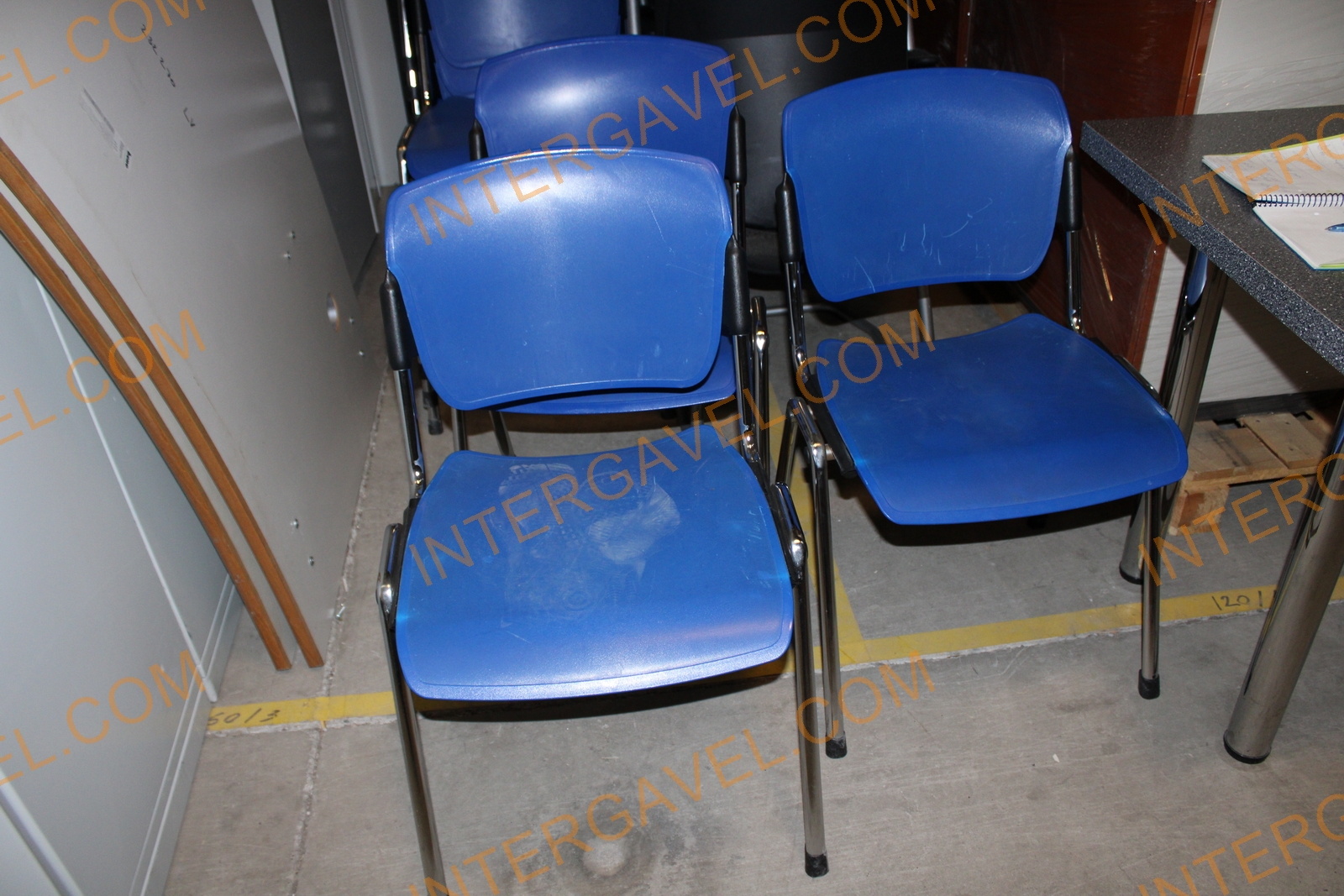 Étkezőszék (kék-műanyag)