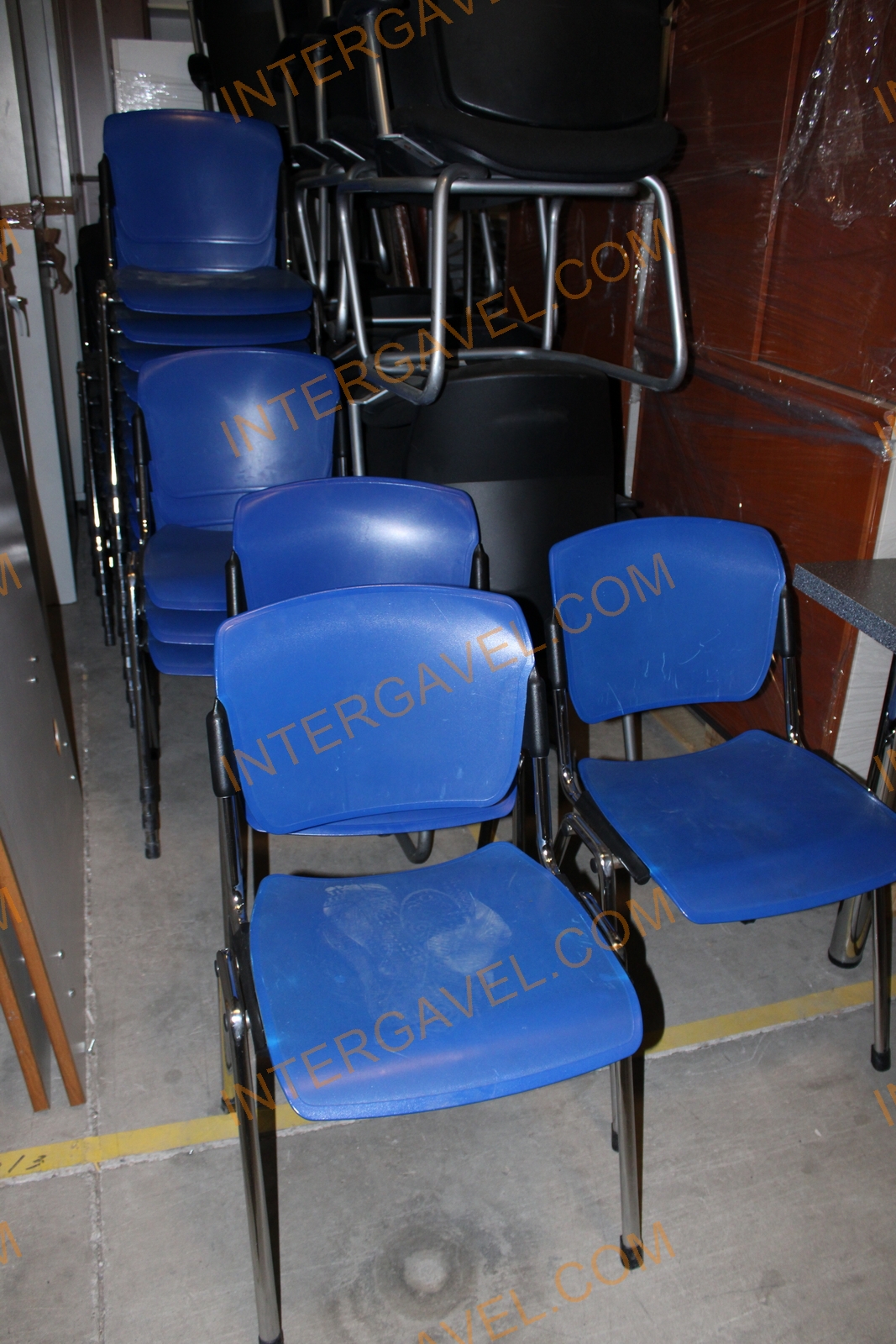 Étkezőszék (kék-műanyag) 3