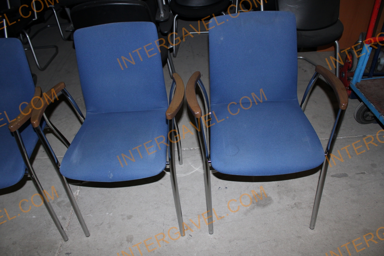 Tárgyalószék (kék) 3