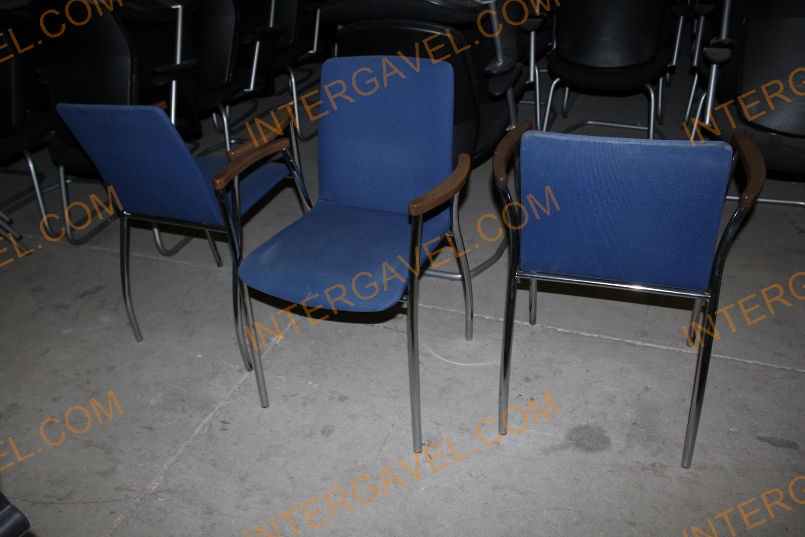 Tárgyalószék (kék) 4