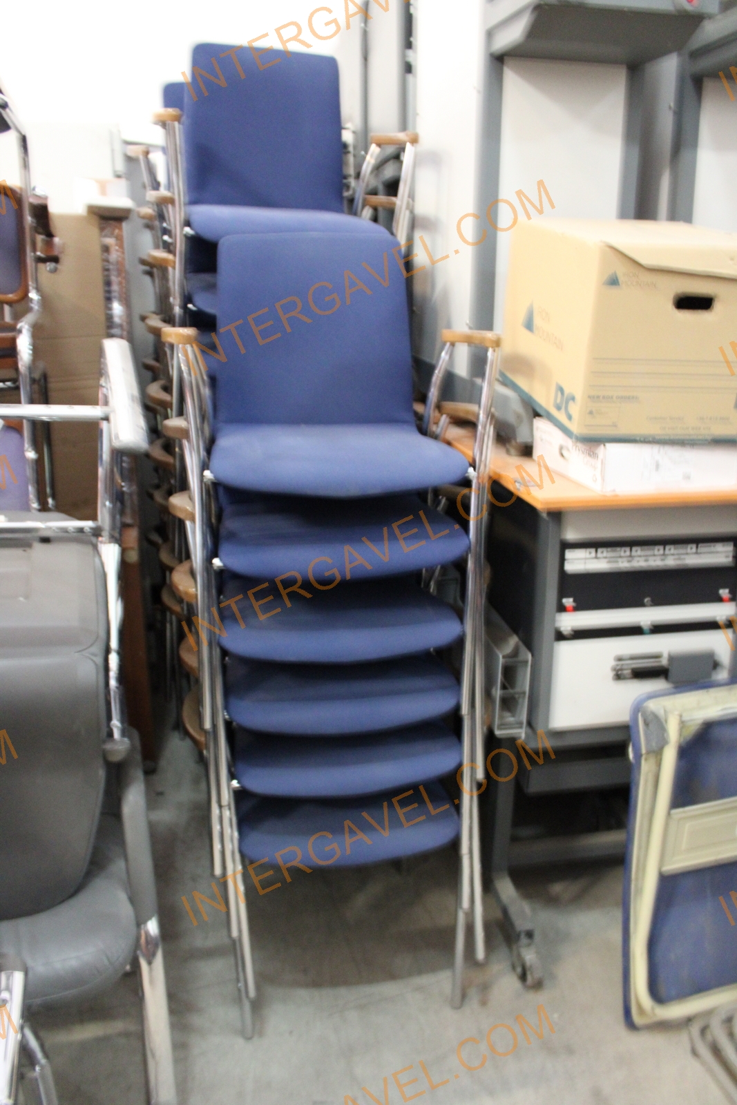 Tárgyalószék (kék) 5